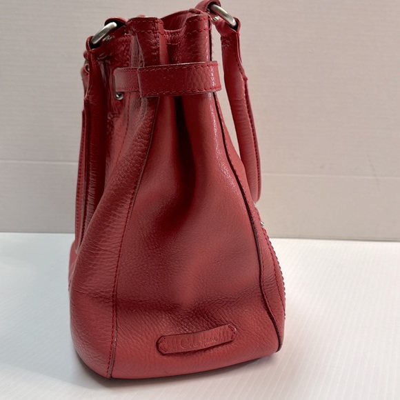 Cole Haan Women’s Genuine Leather Satchel in Coral Red - Picture 5 of 16